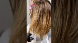 Обновляем цвет. Тонирование безаммиачным красителем.#блескволос