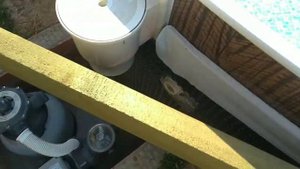 Подключение песочного фильтра Intex   к бассейну Azuro.