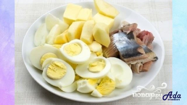 Форшмак из селедки Рецепт, пошаговый, как приготовить, видеорецепт