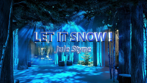 Красивая музыка, игра на флейте и фортепиано (духовые, пианино, клавишные). Jule Styne. Let it snow.