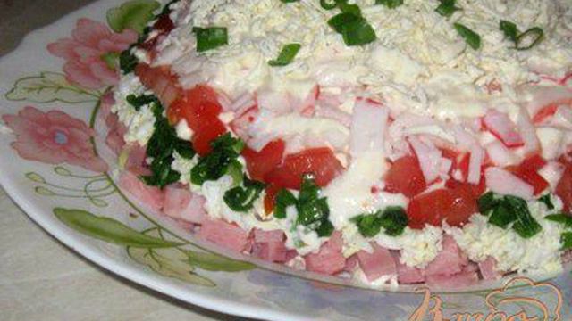 Салат Нежный краб