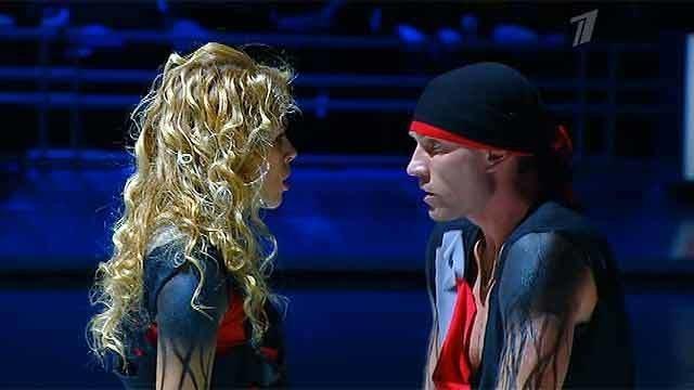 Маруся Зыкова и Роман Костомаров. "Iron". Фрагмент выпуска от 20.10.2013