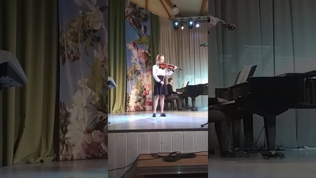 Ж.Люлли "Гавот", исполняет Попова Александра смотреть онлайн