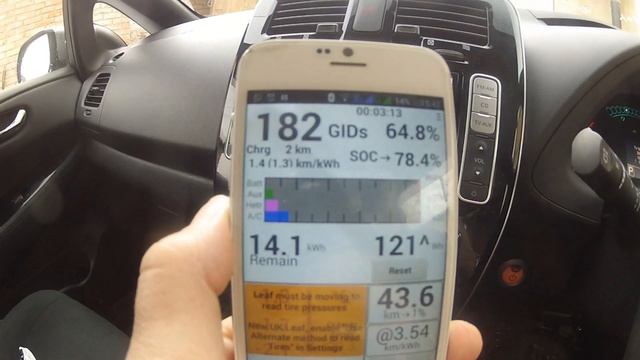 Прогрев салона Nissan Leaf во время зарядки от розетки. Оптимальное использование климат-контроля. смотреть онлайн