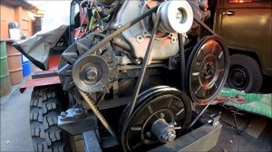 Самодельный минитрактор. Приводные ремни