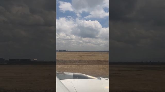 Leaving Jomo Kenyatta Airport ( Nairobi) - Timelapse