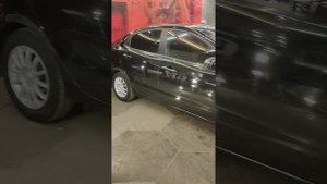 полировка и маскировка глубокой царапины на ЛКП