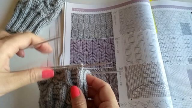 Митенки без пальчика вязаные спицами. смотреть онлайн