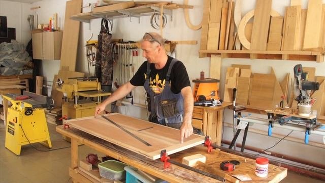 Деревянный стол Часть 6 Столешница