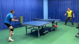 28)Топ-спин на КОРОТКИЙ ШИП*плоский быстрый мяч