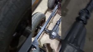 Самодельная мини буровая,установка привода шасси.