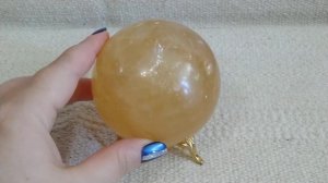 Шар Желтого Кальцита