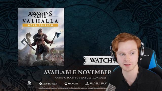 Reacting to EVERY Assassin's Creed Valhalla Trailer! смотреть онлайн