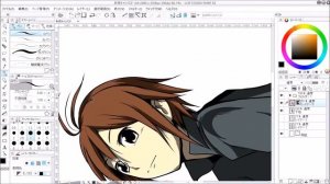 Drawing an original Manga Girl STEP 3 -Coloring-