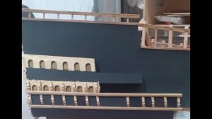 Сборка модели Повелитель морей от ДеАгостине. Балкон.