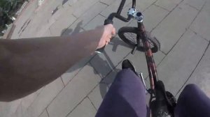 Катание на bmx по городу!!!!