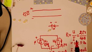 Как подключить светодиод? Подобрать ток и напряжение питания. Расчёт сопротивления.