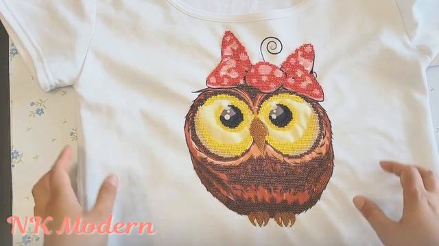 Футболки с вышивкой бисером пошитые от ТМ Красуня смотреть онлайн