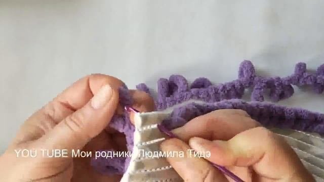 #вязаниекрючком#коврикизализепуффи#моиродники#людмилатидэКак обвязать коврик ALIZE PUFFY
