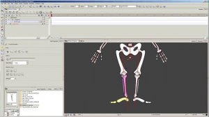 Инверсная кинематика (IK) и кости в Toon Boom Harmony.