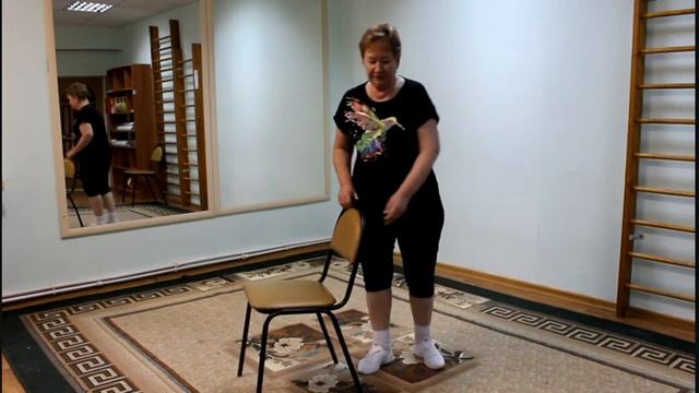 Разминка | Занятия со стулом смотреть онлайн