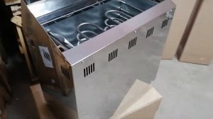 Электрокаменка экм 12 кВт корпус из нержавеющей стали