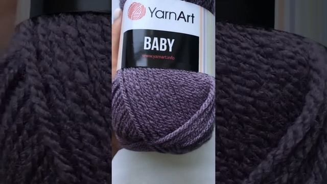 Подробный обзор пряжи YarnArt Baby (Акрил 100%) №852 Сливовый