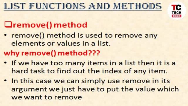 List Functions and Methods Class 11 cbse | Python | List Manipulation class 11 cbse