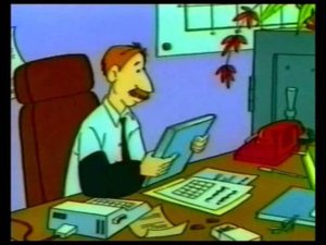 Реклама 1С:Бухгалтерии 1993 г.