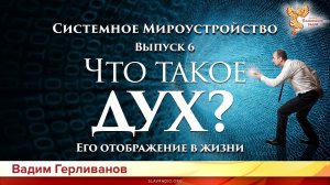 Что такое Дух? Его отображение в жизни. Системное мироустройство. Вадим Герливанов. Выпуск 6