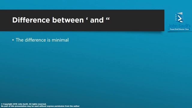 PowerShell Master Class - PowerShell Scripting