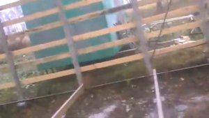 Гараж из асбестоцементных труб, часть 1 (начало)