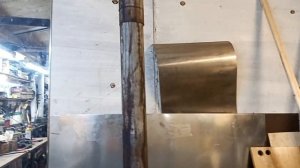 Самодельная печь для гаража 24м.кв.