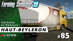 Farming Simulator 22 ● Карта Haut-Beyleron / стрим #85