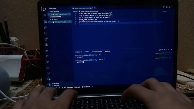 Starting with Python | Day 1 of #100DaysOfCode