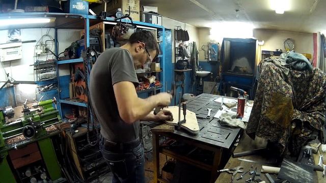 из фанеры в дюраль продолжаю собирать CRF450X