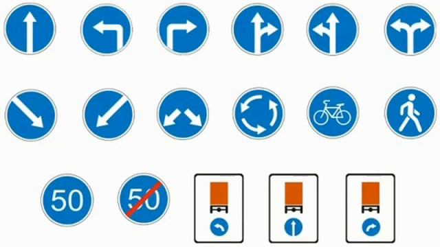 3 6 Предписывающие знаки и знаки особых предписаний смотреть онлайн