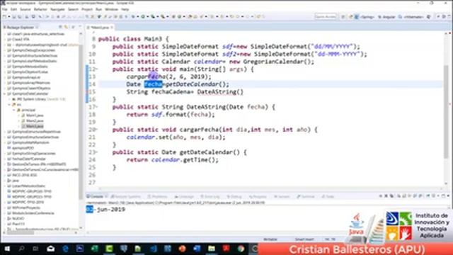 Clase Date SimpleDateFormat y Calendar manejo de fechas en JAVA PARTE 2/3 смотреть онлайн
