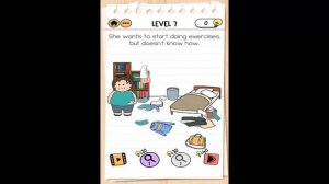 Brain Test 2 Tricky Stories FITNESS WITH CINDY Level 7 Walkthrough