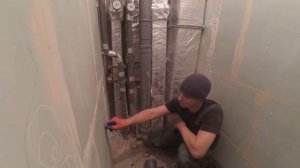 Замена тройников на канализационном стояке.