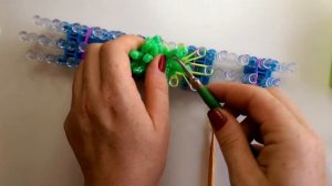 Ананас 3D из резинок Pineapple Rainbow loom bands for kids DIY