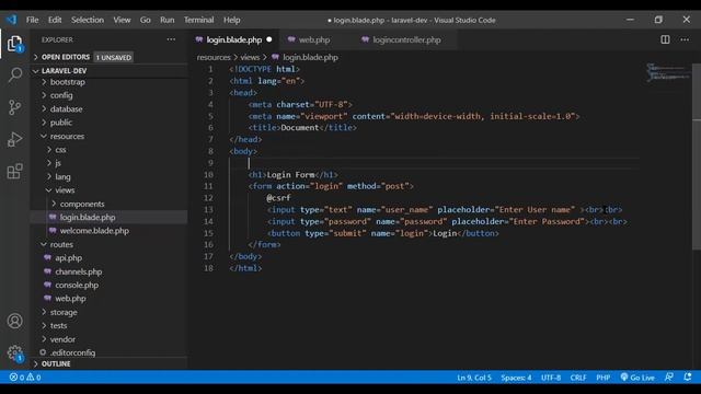 Lecture 06 Laravel Tutorial | #HTML Form Validation