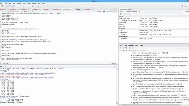 Множественный регрессионный анализ в R (multiple Regression In R)