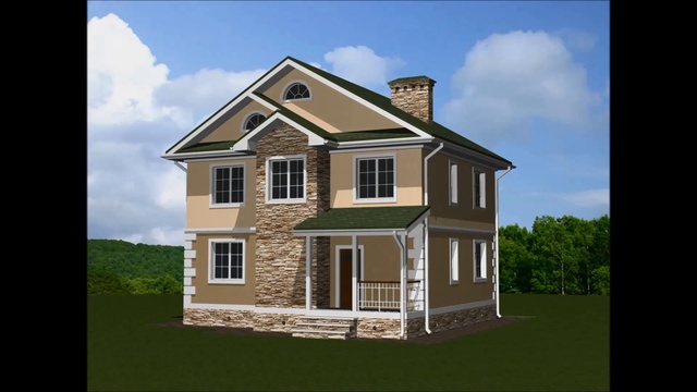 Проект загородного дома Европа 1 от архитектурного бюро ЛесДомстрой