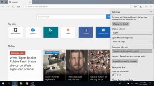 Disable/ Remove msn news feed from Microsoft Edge Browser