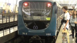 Метропоезд 81-717.5П/81-541 (Номерной-Пришелец) (№1131 - №11451 - №1132) М 400 (перегонка)