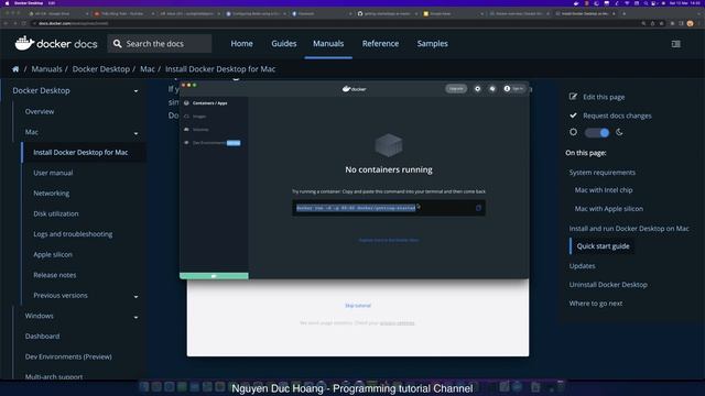 01-Install Docker in Windows 11 and MacOS Monterey 12 смотреть онлайн