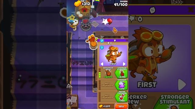 60 Second Strategy - Midnight Mansion - CHIMPS BTD6