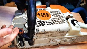 STIHL MS 311 Несчастный случай и залет на кругленькую сумму!!!