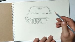 How To Draw Toyota Prado / Drawing Toyota Land Cruiser Prado Step By Step / How to draw a car